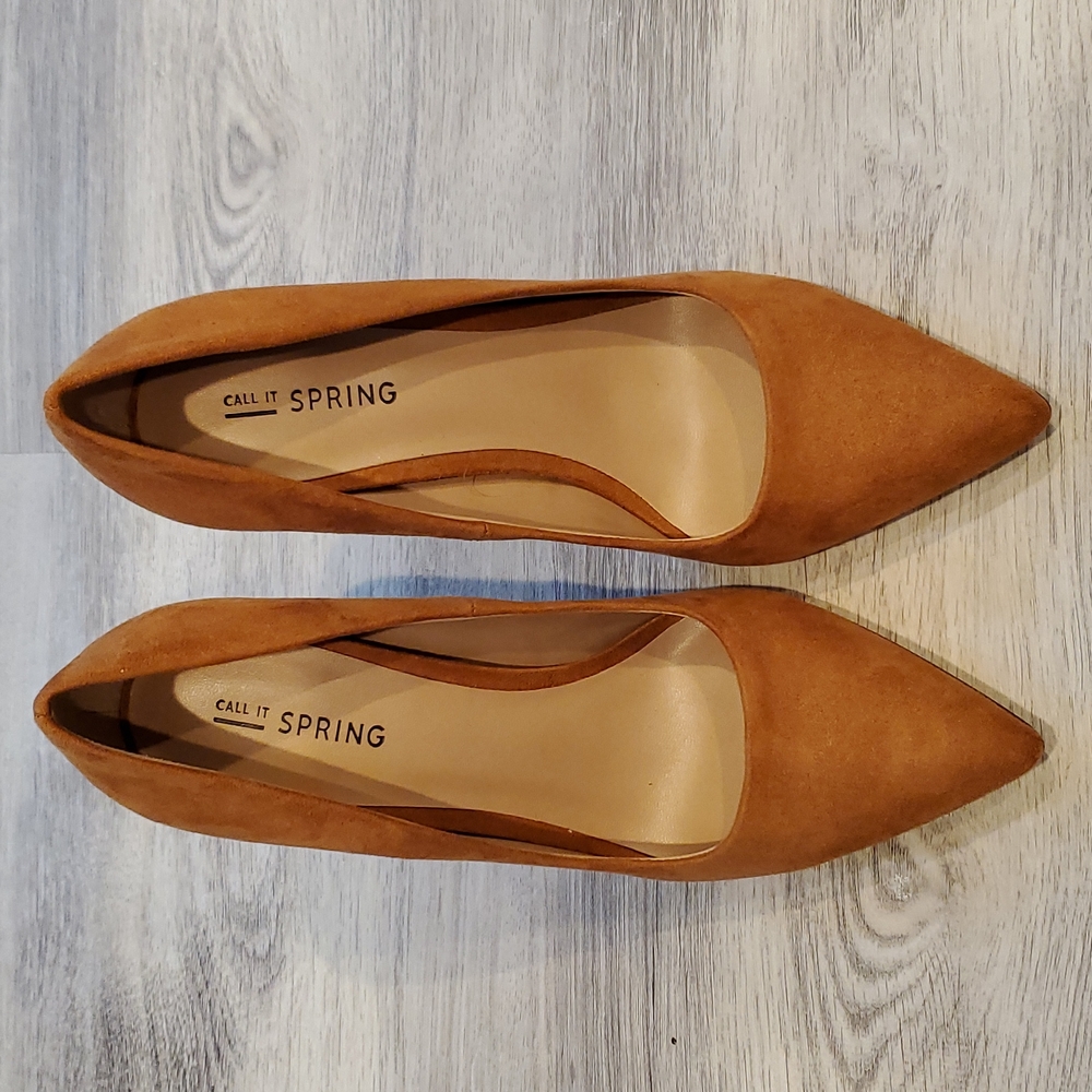 Women's suede heels